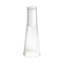 Load image into Gallery viewer, Candel LED Table Lamp in White/Clear.