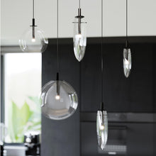 Load image into Gallery viewer, Cantina Tri-Spreader LED Pendant Light in kitchen.