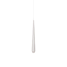 Load image into Gallery viewer, Cascade Crystal LED Pendant Light in Small/Polished Nickel.