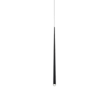 Load image into Gallery viewer, Cascade Crystal LED Pendant Light in Medium/Black.