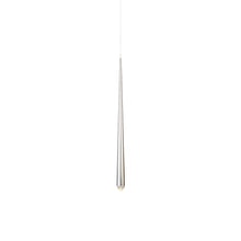 Load image into Gallery viewer, Cascade Crystal LED Pendant Light in Medium/Polished Nickel.