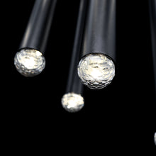 Load image into Gallery viewer, Cascade Crystal Round LED Chandelier in Detail.