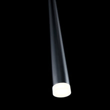 Load image into Gallery viewer, Cascade Etched Glass LED Pendant Light in Detail.