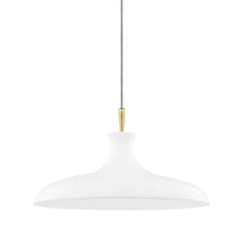 Load image into Gallery viewer, Cassidy Pendant Light in White.