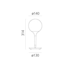 Load image into Gallery viewer, Castore Table Lamp - line drawing.