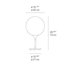 Load image into Gallery viewer, Castore Table Lamp - line drawing.