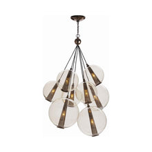 Load image into Gallery viewer, Caviar Cluster Pendant Light in Smoke.