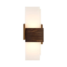 Load image into Gallery viewer, Acuo LED Wall Light in Walnut.