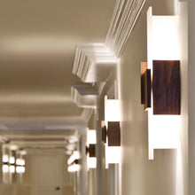 Load image into Gallery viewer, Acuo LED Wall Light in hallway.