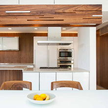 Load image into Gallery viewer, Aeris LED Linear Pendant Light in kitchen.