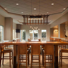 Load image into Gallery viewer, Arca LED Linear Pendant Light in restaurant.