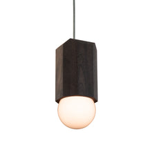 Load image into Gallery viewer, Bimar Pendant Light in Dark Stained Walnut.