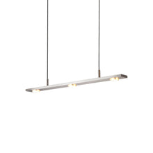 Load image into Gallery viewer, Brevis LED Linear Pendant Light in Brushed Aluminum (28-Inch).