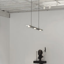 Load image into Gallery viewer, Brevis LED Linear Pendant Light in office.
