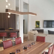 Load image into Gallery viewer, Camur LED Linear Pendant Light in dining room.