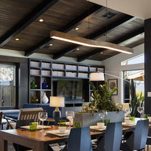 Load image into Gallery viewer, Camur LED Linear Pendant Light in dining room.
