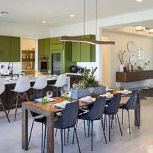 Load image into Gallery viewer, Camur LED Linear Pendant Light in dining room.