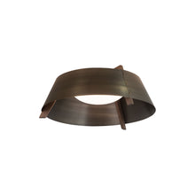 Load image into Gallery viewer, Casia LED Flush Mount Ceiling Light in Distressed Brass (Small).