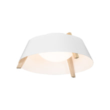 Load image into Gallery viewer, Casia LED Flush Mount Ceiling Light in Gloss White (Medium).