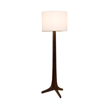 Load image into Gallery viewer, Nauta Floor Lamp in White Linen (No Shelf).