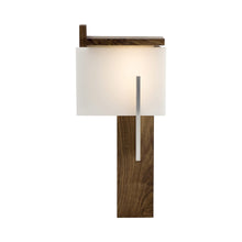 Load image into Gallery viewer, Oris LED Wall Light in Walnut.