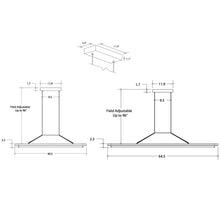 Load image into Gallery viewer, Penna LED Pendant Light - line drawing.