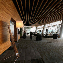 Load image into Gallery viewer, Silva Giant Floor Lamp in lobby.