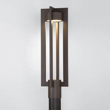 Load image into Gallery viewer, Chamber Outdoor LED Post Light in Bronze.