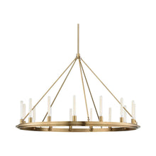 Load image into Gallery viewer, Chambers Chandeliers in 15-Light/Aged Brass.