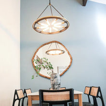 Load image into Gallery viewer, Chambers Chandeliers in dining room.