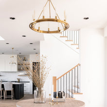 Load image into Gallery viewer, Chambers Chandeliers in dining room.