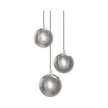 Load image into Gallery viewer, Champagne Bubbles LED Multi Light Pendant Light (3-Light).