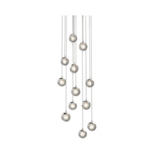 Load image into Gallery viewer, Champagne Bubbles LED Multi Light Pendant Light (12-Light).