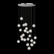 Load image into Gallery viewer, Champagne Bubbles LED Multi Light Pendant Light in Detail.