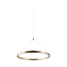 Load image into Gallery viewer, Chandelier in Small/Gold and White.