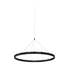 Load image into Gallery viewer, Chandelier in Medium/Black and White.