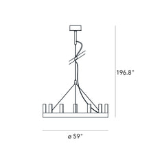 Load image into Gallery viewer, Chandelier - line-drawing.