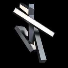 Load image into Gallery viewer, Chaos Outdoor LED Wall Light in Detail.