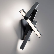 Load image into Gallery viewer, Chaos Outdoor LED Wall Light in Detail.