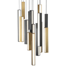 Load image into Gallery viewer, Chaos LED Chandelier in Detail.