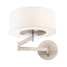 Load image into Gallery viewer, Chelsea LED Swing Arm Wall Light in Black.