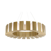 Load image into Gallery viewer, Chronos LED Pendant Light in Aged Brass (Large).