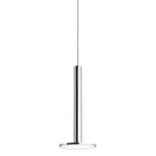 Load image into Gallery viewer, Cielo XL LED Pendant Light in Satin Aluminum.