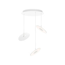Load image into Gallery viewer, Circa LED Multi-Light Pendant Light in White (Large/3-Light).