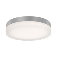 Load image into Gallery viewer, Circa Round LED Flush Mount Ceiling Light in Medium/Titanium.