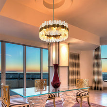 Load image into Gallery viewer, Ciro Pendant Light in living room.