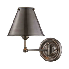 Load image into Gallery viewer, Classic No.1 Swing Arm Wall Light in Distressed Bronze/Brass.