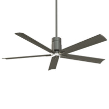 Load image into Gallery viewer, Clean LED Ceiling Fan in Grey Iron.