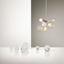 Load image into Gallery viewer, Clusterlamp Pendant Light in exhibition.