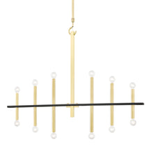Load image into Gallery viewer, Colette Chandelier in Gold.